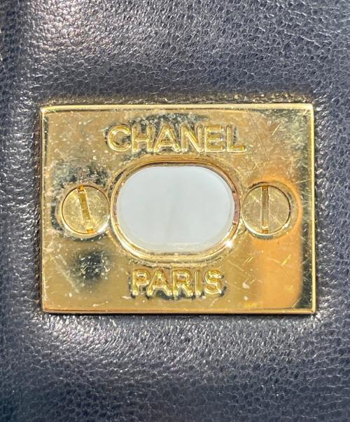 CHANEL（シャネル）CHANEL (シャネル) Wフラップチェーンショルダーバッグ ブラック サイズ:23の古着・服飾アイテム