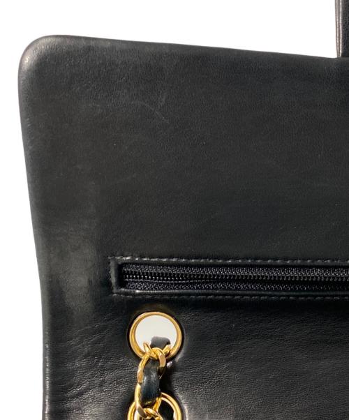 CHANEL（シャネル）CHANEL (シャネル) マトラッセ 25 Wフラップチェーンショルダーバッグ ブラック サイズ:25の古着・服飾アイテム