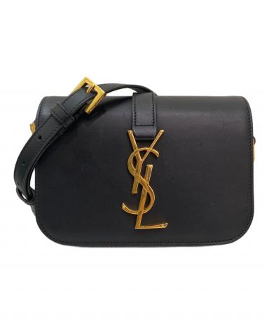 良品 SAINT LAURENT PARIS サンローランパリ ユニベルシテ カサンドラ ショルダーバッグ 357403 ブラック  レディース 古着 中古 USED 良品 SAINT LAURENT PARIS サンローランパリ ユニベルシテ カサンドラ