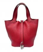 HERMESエルメス）の古着「ピコタンロックPM」｜ルージュガランス×シルバー金具