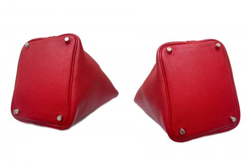 HERMES（エルメス）HERMES (エルメス) ピコタンロックPM ルージュガランス×シルバー金具 サイズ:PMの古着・服飾アイテム