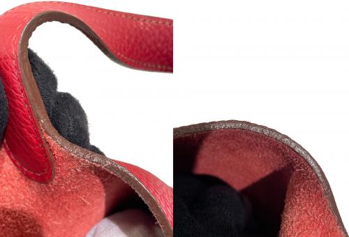 HERMES（エルメス）HERMES (エルメス) ピコタンロックPM ルージュガランス×シルバー金具 サイズ:PMの古着・服飾アイテム