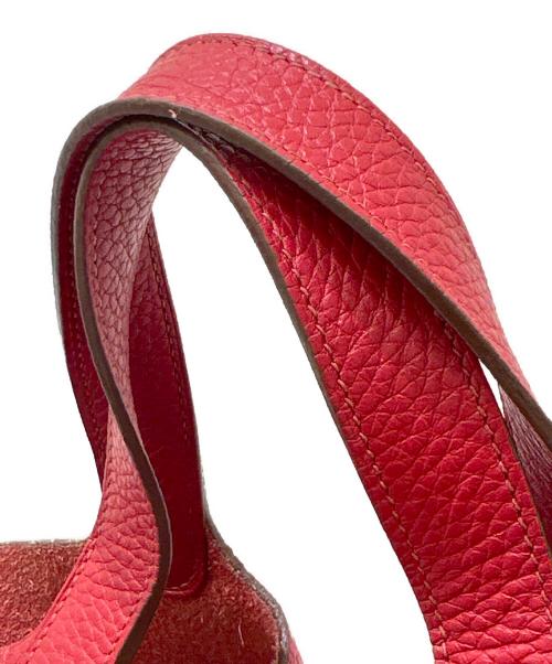 HERMES（エルメス）HERMES (エルメス) ピコタンロックPM ルージュガランス×シルバー金具 サイズ:PMの古着・服飾アイテム