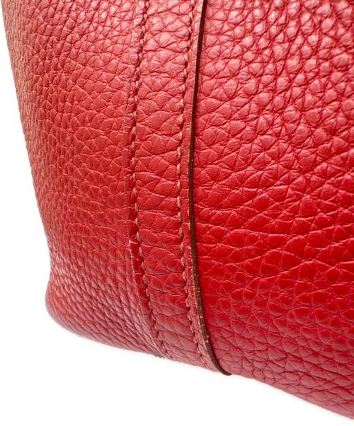 HERMES（エルメス）HERMES (エルメス) ピコタンロックPM ルージュガランス×シルバー金具 サイズ:PMの古着・服飾アイテム