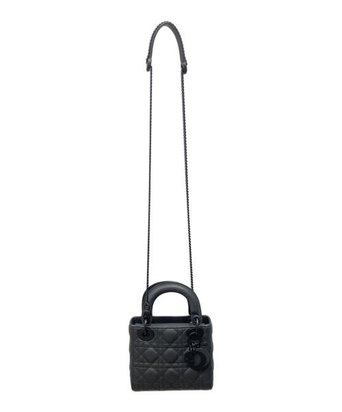 Christian Dior（クリスチャン ディオール）Christian Dior (クリスチャン ディオール) レディディオール ミニ/2WAYショルダーバッグ ブラック サイズ:ミニ/mininの古着・服飾アイテム