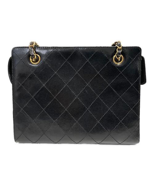 CHANEL（シャネル）CHANEL (シャネル) チェーンショルダーバッグ ブラックの古着・服飾アイテム