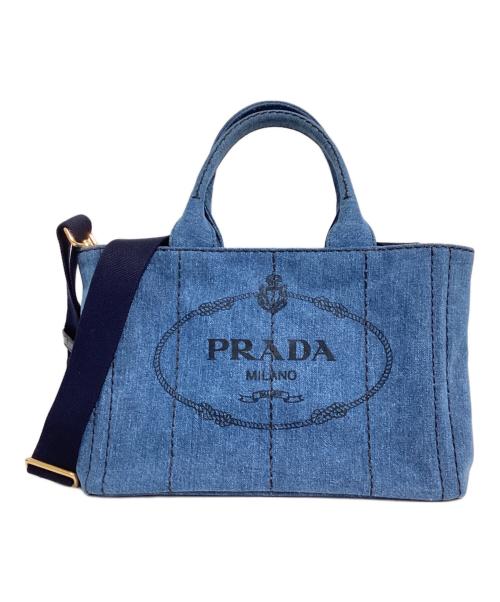 PRADA（プラダ）PRADA (プラダ) カナパ/デニムトートバッグ サイズ:-の古着・服飾アイテム