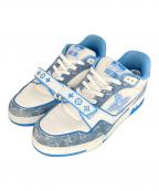 LOUIS VUITTONルイ ヴィトン）の古着「トレイナーラインスニーカー」｜スカイブルー