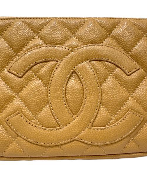 CHANEL（シャネル）CHANEL (シャネル) デカココチェーンショルダーバッグ ベージュの古着・服飾アイテム