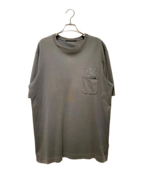 LOUIS VUITTON（ルイ ヴィトン）LOUIS VUITTON (ルイ ヴィトン) ポケットTシャツ グレー サイズ:XLの古着・服飾アイテム