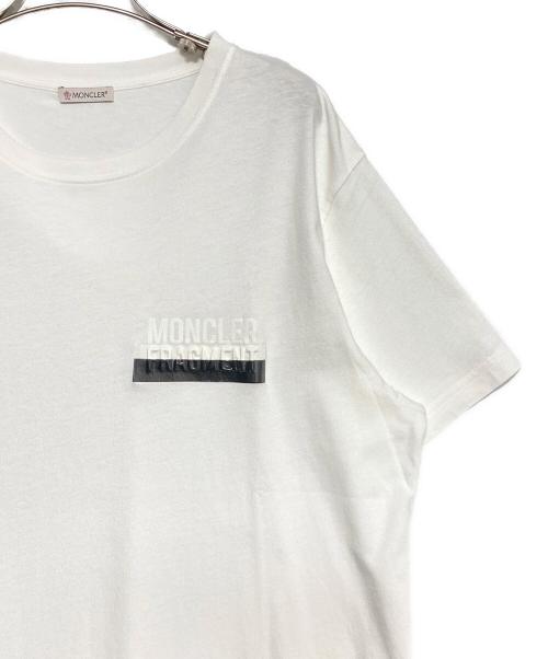 MONCLER GENIUS（モンクレール ジーニアス）MONCLER GENIUS (モンクレール ジーニアス) ロゴTシャツ ホワイト サイズ:Lの古着・服飾アイテム