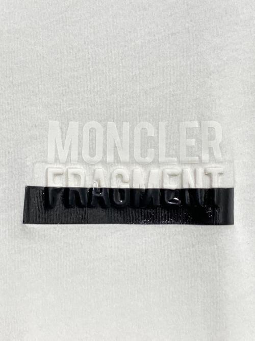 MONCLER GENIUS（モンクレール ジーニアス）MONCLER GENIUS (モンクレール ジーニアス) ロゴTシャツ ホワイト サイズ:Lの古着・服飾アイテム