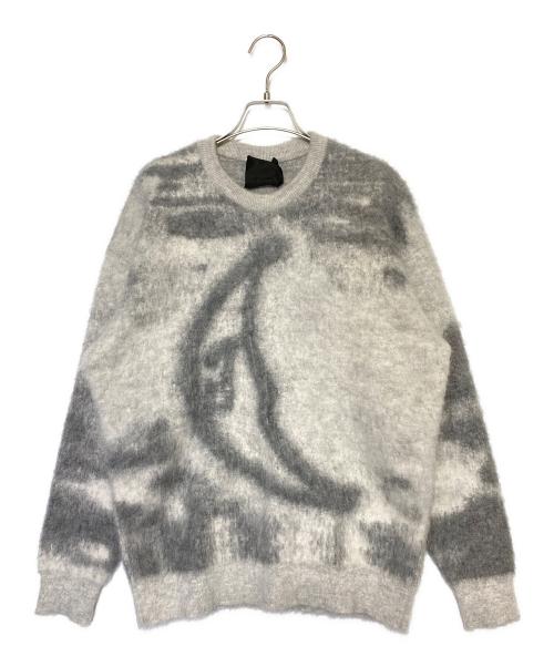 GIVENCHY（ジバンシィ）GIVENCHY (ジバンシィ) モヘア混ニット ライトグレー サイズ:XSの古着・服飾アイテム