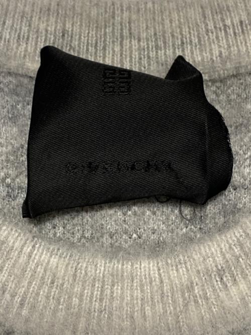 GIVENCHY（ジバンシィ）GIVENCHY (ジバンシィ) モヘア混ニット ライトグレー サイズ:XSの古着・服飾アイテム