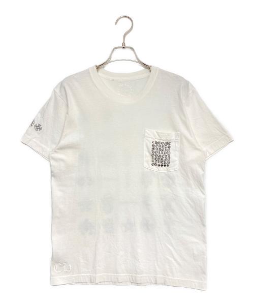 CHROME HEARTS（クロムハーツ）CHROME HEARTS (クロムハーツ) ポケットTシャツ ホワイト サイズ:Mの古着・服飾アイテム