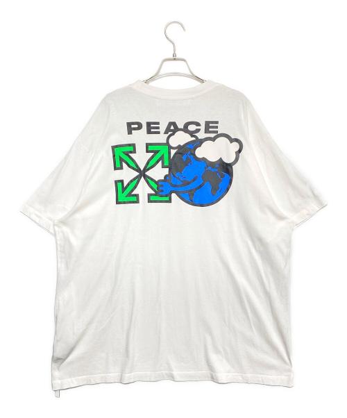 OFFWHITE（オフホワイト）OFFWHITE (オフホワイト) ロゴTシャツ ホワイト サイズ:Mの古着・服飾アイテム