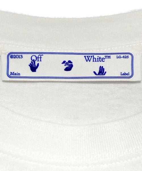 OFFWHITE（オフホワイト）OFFWHITE (オフホワイト) ロゴTシャツ ホワイト サイズ:Mの古着・服飾アイテム