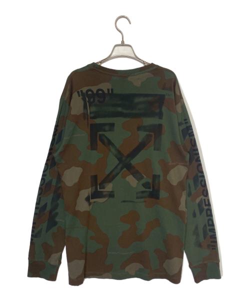 OFFWHITE（オフホワイト）OFFWHITE (オフホワイト) アローロゴ長袖Tシャツ サイズ:XXLの古着・服飾アイテム