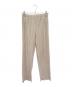 PLEATS PLEASE（プリーツプリーズ）の古着「プリーツパンツ」｜ベージュ