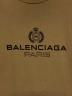 中古・古着 BALENCIAGA (バレンシアガ) ロゴTシャツ ブラウン サイズ:L：42000円