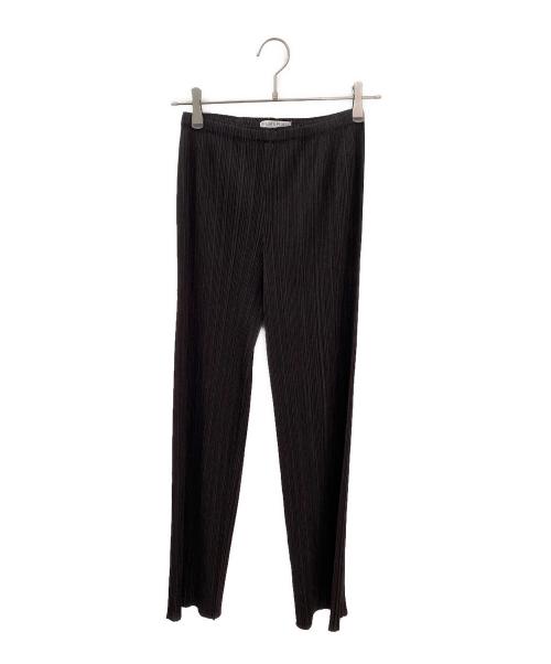 PLEATS PLEASE（プリーツプリーズ）PLEATS PLEASE (プリーツプリーズ) プリーツパンツ ブラウン サイズ:3の古着・服飾アイテム