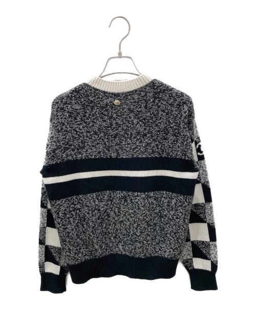 CHANEL（シャネル）CHANEL (シャネル) NO.5ニット ブラック サイズ:36の古着・服飾アイテム