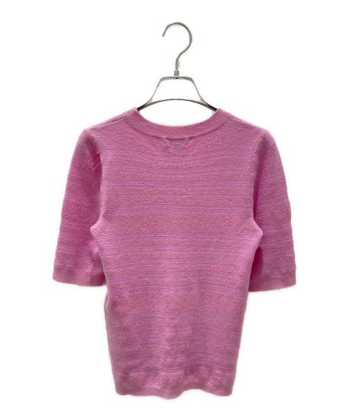CHANEL（シャネル）CHANEL (シャネル) カシミヤ混ココマークニット ピンク サイズ:36の古着・服飾アイテム
