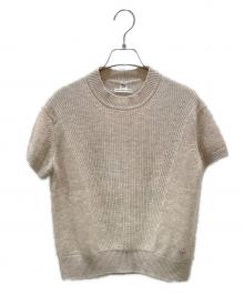 HERMES（エルメス）の古着「セリエボタンカシミヤニット」｜ベージュ