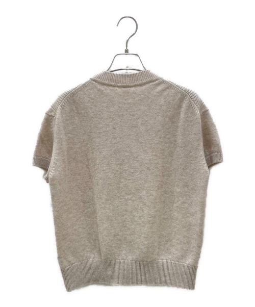HERMES（エルメス）HERMES (エルメス) セリエボタンカシミヤニット ベージュ サイズ:40の古着・服飾アイテム