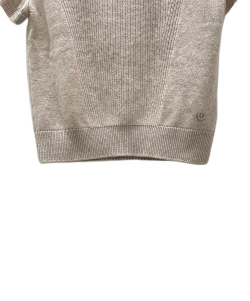 HERMES（エルメス）HERMES (エルメス) セリエボタンカシミヤニット ベージュ サイズ:40の古着・服飾アイテム