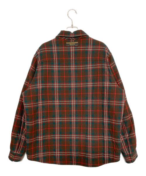 GUCCI（グッチ）GUCCI (グッチ) ジップアップチェックジャケット サイズ:48の古着・服飾アイテム