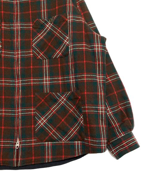 GUCCI（グッチ）GUCCI (グッチ) ジップアップチェックジャケット サイズ:48の古着・服飾アイテム