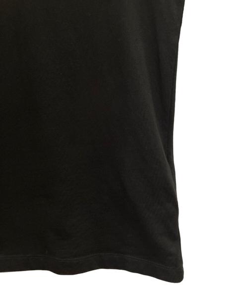 MONCLER（モンクレール）MONCLER (モンクレール) Ｕネック ロゴ Tシャツ ブラック サイズ:Sの古着・服飾アイテム