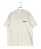 BALENCIAGAバレンシアガ）の古着「キャンペーンロゴTシャツ」｜ライトグレー