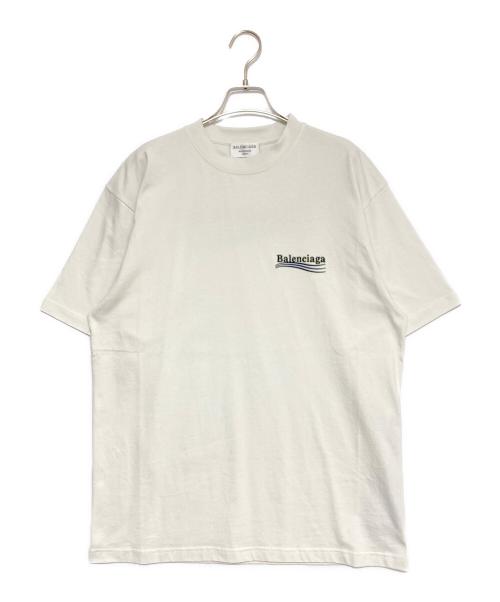 BALENCIAGA（バレンシアガ）BALENCIAGA (バレンシアガ) キャンペーンロゴTシャツ ライトグレー サイズ:XSの古着・服飾アイテム