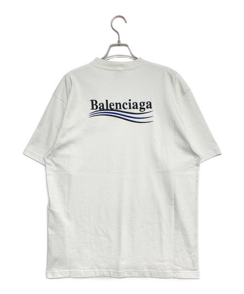 BALENCIAGA（バレンシアガ）BALENCIAGA (バレンシアガ) キャンペーンロゴTシャツ ライトグレー サイズ:XSの古着・服飾アイテム