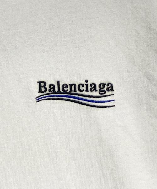 BALENCIAGA（バレンシアガ）BALENCIAGA (バレンシアガ) キャンペーンロゴTシャツ ライトグレー サイズ:XSの古着・服飾アイテム