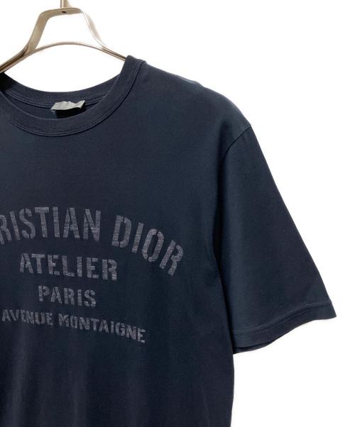 Dior（ディオール）Dior (ディオール) ロゴTシャツ ネイビー サイズ:Mの古着・服飾アイテム