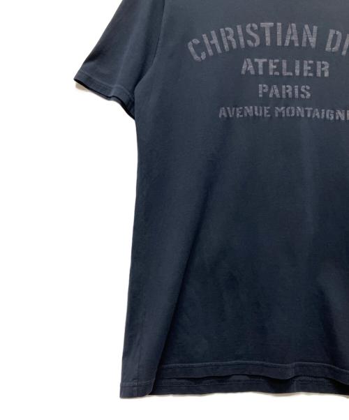 Dior（ディオール）Dior (ディオール) ロゴTシャツ ネイビー サイズ:Mの古着・服飾アイテム