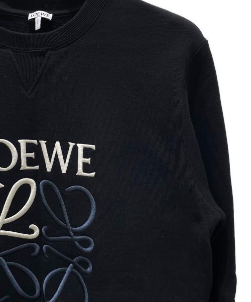 LOEWE（ロエベ）LOEWE (ロエベ) アナグラムロゴスウェット ブラック サイズ:Mの古着・服飾アイテム
