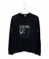 LOEWE（ロエベ）の古着「アナグラムロゴスウェット」｜ブラック