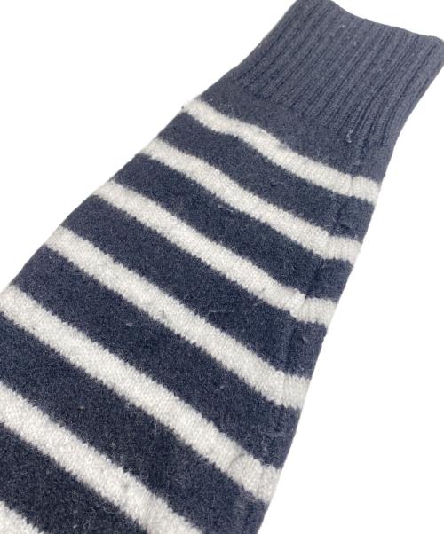 AMIPARIS（アミパリス）AMIPARIS (アミパリス) ハートロゴニット ブラック×ホワイト サイズ:Sの古着・服飾アイテム