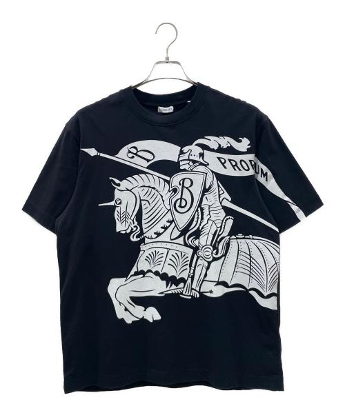 BURBERRY（バーバリー）BURBERRY (バーバリー) EKDプリントTシャツ ブラック サイズ:XLの古着・服飾アイテム