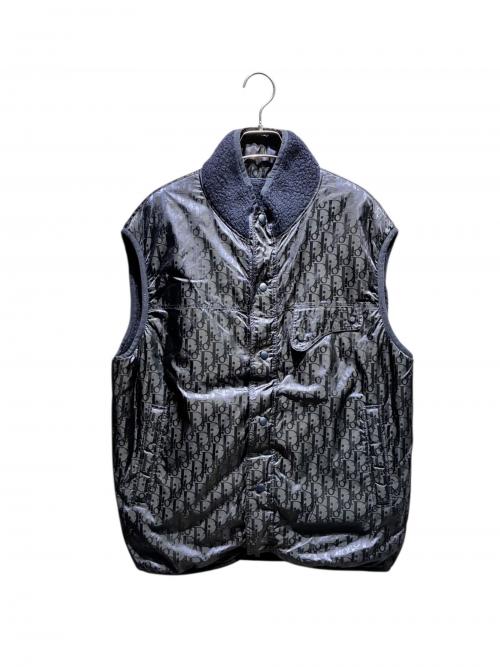 Dior（ディオール）Dior (ディオール) オブリークリバーシブルベスト ネイビー サイズ:Lの古着・服飾アイテム