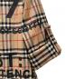 中古・古着 BURBERRY (バーバリー) ノバチェックシャツワンピース ブラウン×ブラック サイズ:34：50000円
