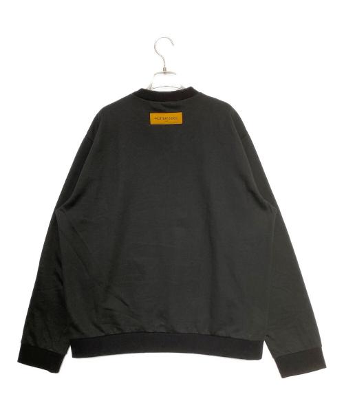 LOUIS VUITTON（ルイ ヴィトン）LOUIS VUITTON (ルイ ヴィトン) LVステッチエンブロイダリースウェット ブラック サイズ:XXLの古着・服飾アイテム