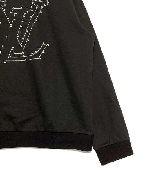 LOUIS VUITTON（ルイ ヴィトン）LOUIS VUITTON (ルイ ヴィトン) LVステッチエンブロイダリースウェット ブラック サイズ:XXLの古着・服飾アイテム