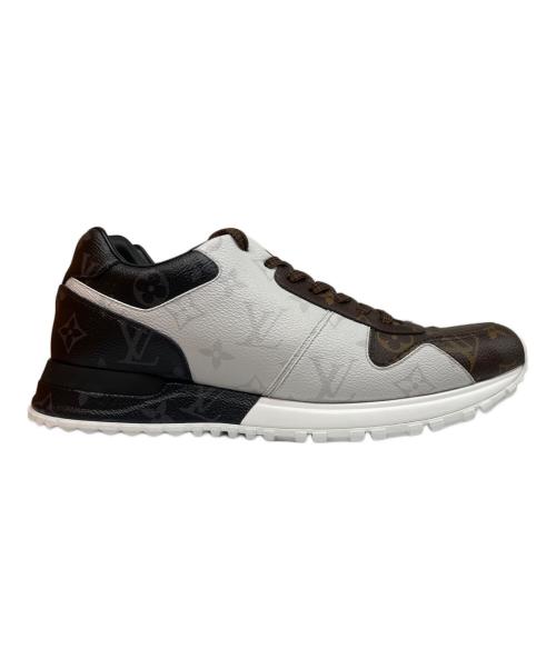 LOUIS VUITTON（ルイ ヴィトン）LOUIS VUITTON (ルイ ヴィトン) ランアウェイラインスニーカー ブラウン×ホワイト サイズ:7の古着・服飾アイテム