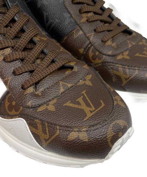 LOUIS VUITTON（ルイ ヴィトン）LOUIS VUITTON (ルイ ヴィトン) ランアウェイラインスニーカー ブラウン×ホワイト サイズ:7の古着・服飾アイテム