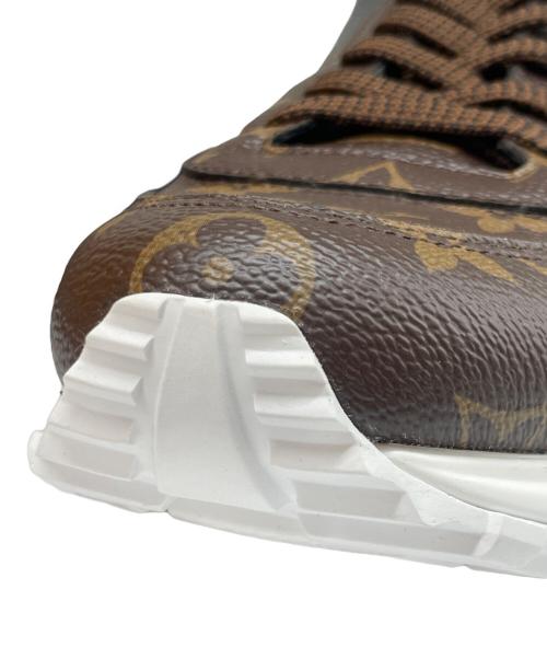 LOUIS VUITTON（ルイ ヴィトン）LOUIS VUITTON (ルイ ヴィトン) ランアウェイラインスニーカー ブラウン×ホワイト サイズ:7の古着・服飾アイテム